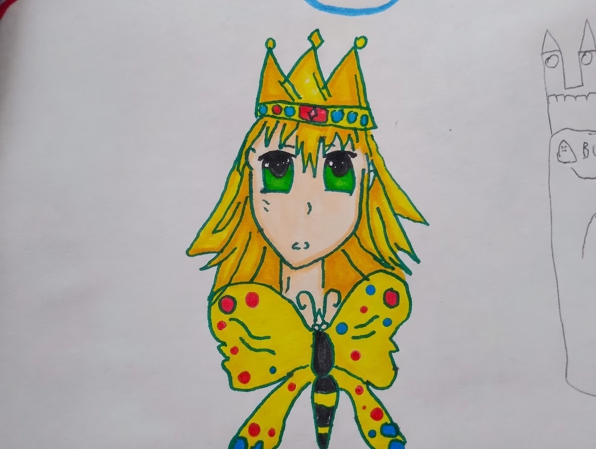 rysunek księżniczki