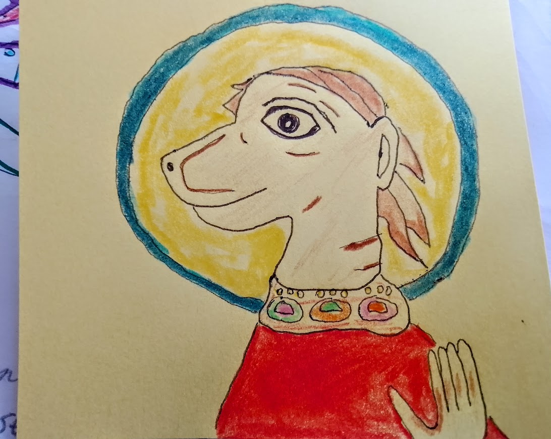 święty z głową psa