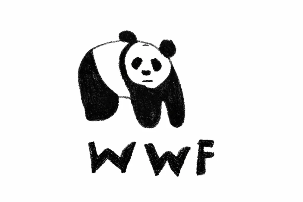 logo wwf rysunek