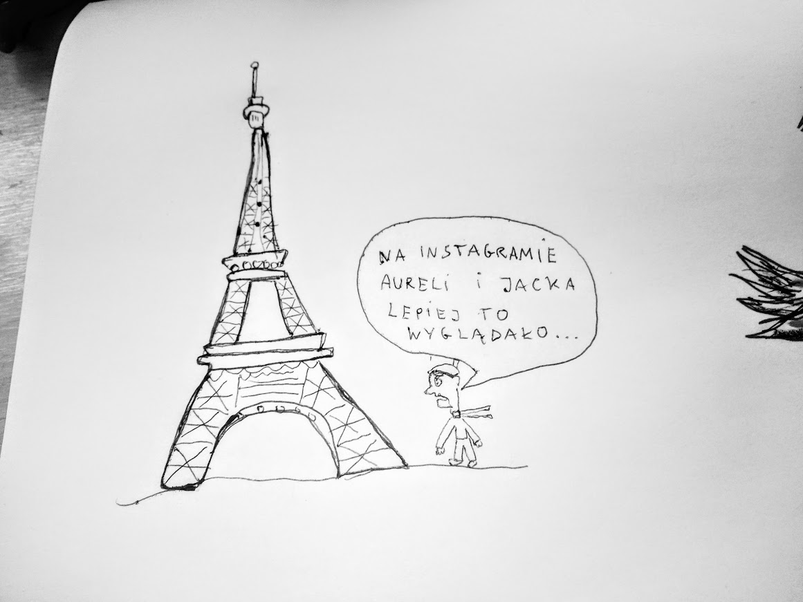 wieża Eiffla rysunek